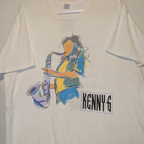 1991 Kenny G Band Tour t shirt - Picture 3 of 7